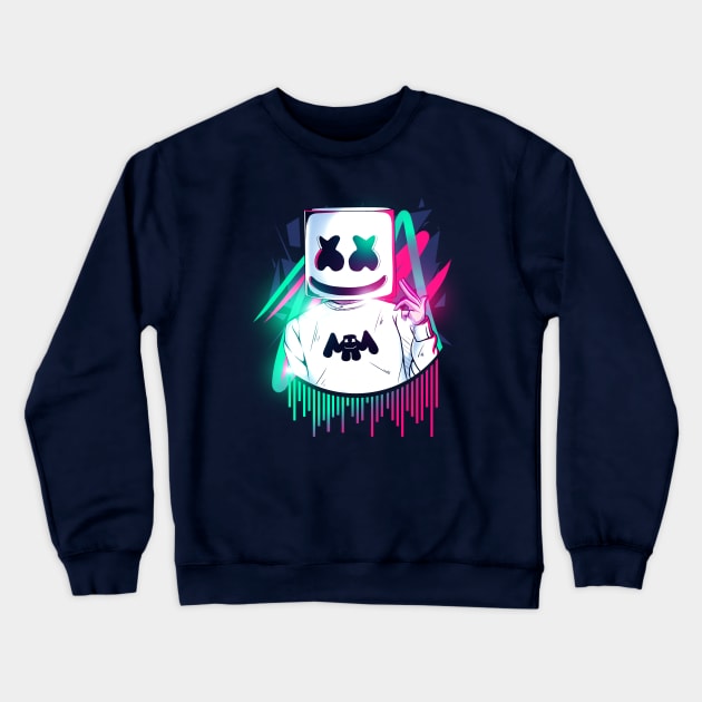 Marshmello Afterparty Crewneck Sweatshirt by DenielHast